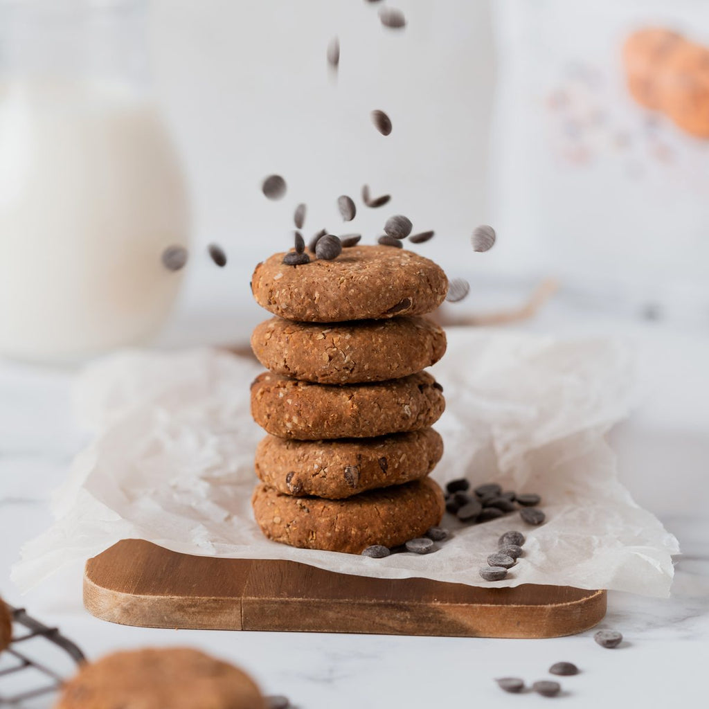 Preparado para bolachas com pepitas de chocolate